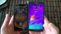 Motorola Droid Turbo vs Samsung Galaxy Note 4 - ESPANOL COMPARATIVA