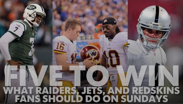 Five to Win: What fans of the NFL's worst teams should do on Sundays