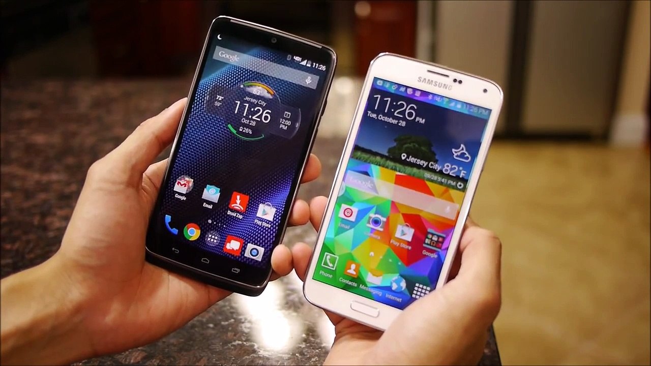 Motorola DROID Turbo versus Samsung Galaxy S5 - first look