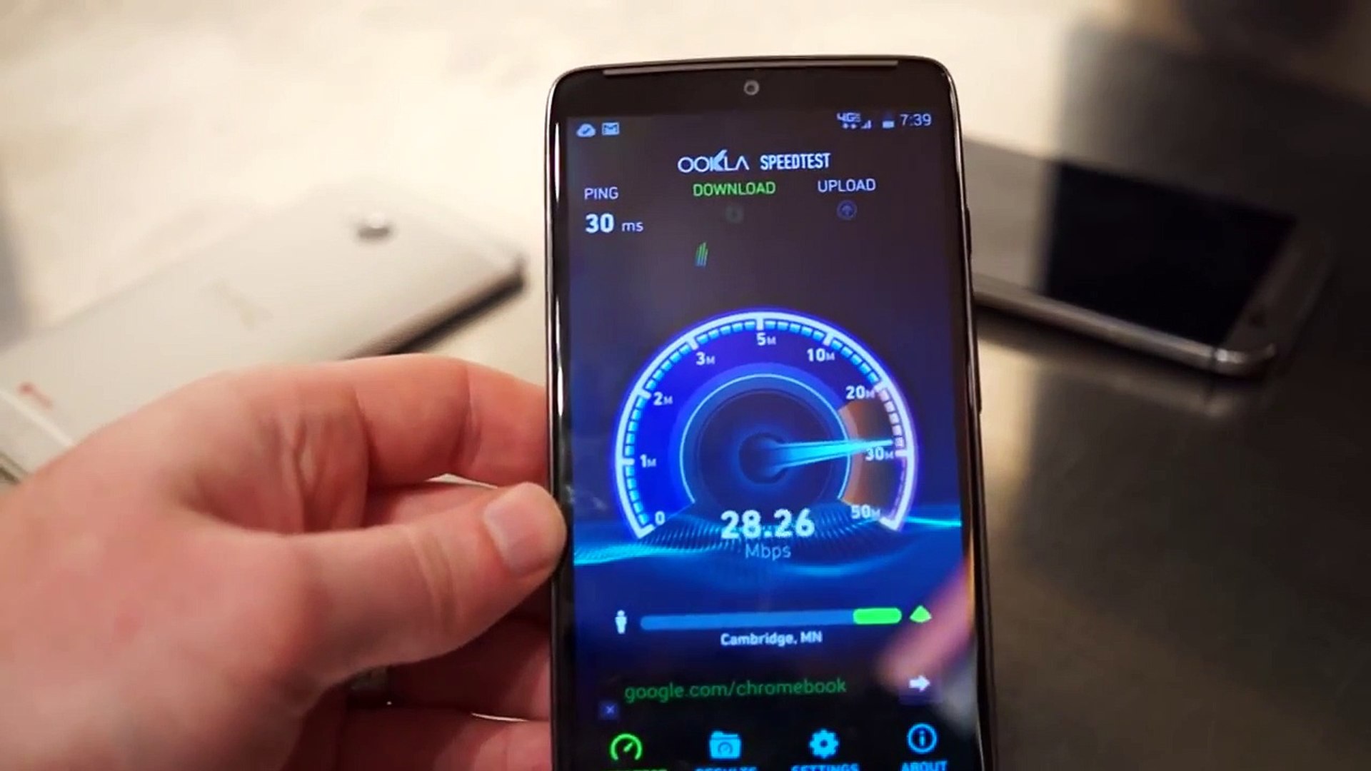 ⁣Motorola Droid Turbo Speed Test