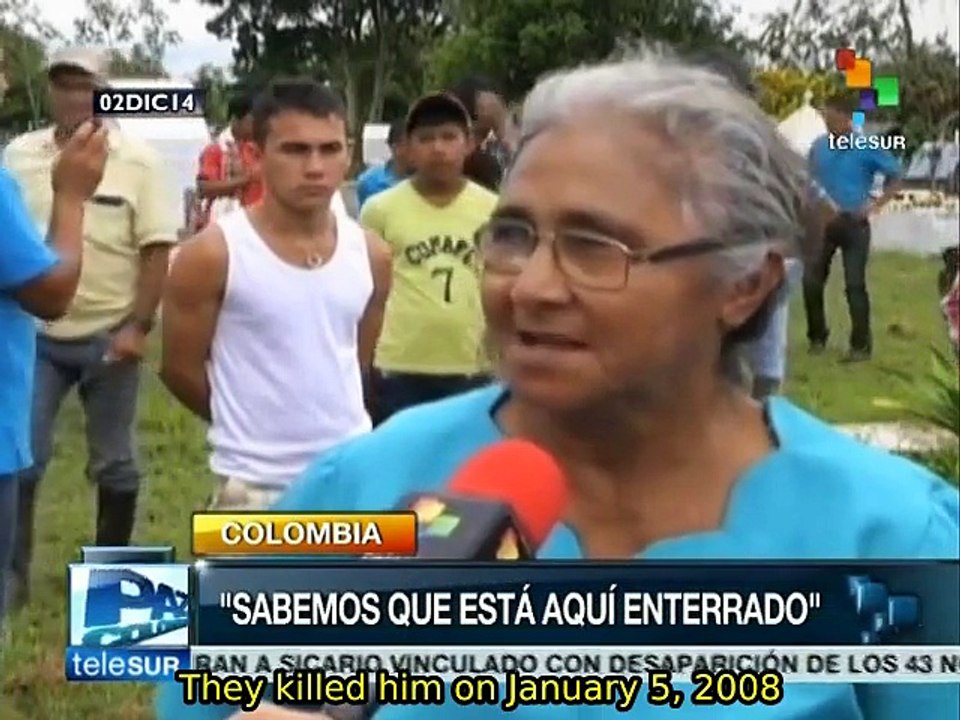 Colombian peasants demand justice for victims of the conlict