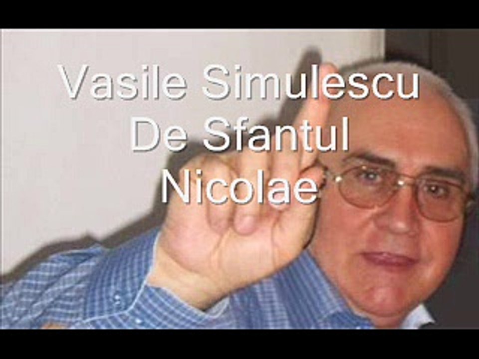 Vasile Simulescu - De Sfantul Nicolae