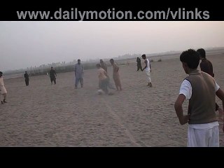 Wonderful Kick of Footbal Match in Taunsa Sharif