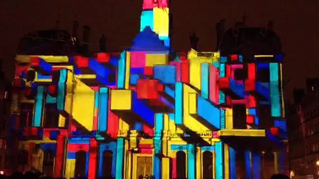 Terreaux  - Lyon - Fête des Lumières 2014