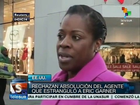 Rechazan en Nueva York absolución de policía en caso Eric Garner