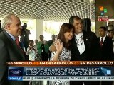 Cristina Fernández llega a Ecuador para participar en cumbre de UNASUR