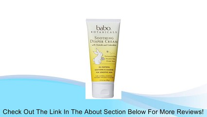 Babo Botanicals Soothing Diaper Cream, 3 Ounce Review