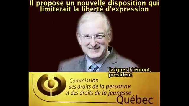 La commission des droits propose de limiter la liberté d'expression au Québec
