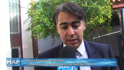 Le Secrétaire général du PPS s'entretient avec le Fondateur du Parti progressiste chilien