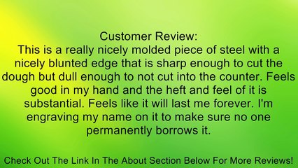 6" Stainless Steel Food Chopper and Scraper Review