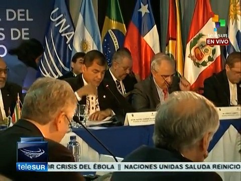 Abre Rafael Correa la Cumbre de UNASUR 2014 en Ecuador