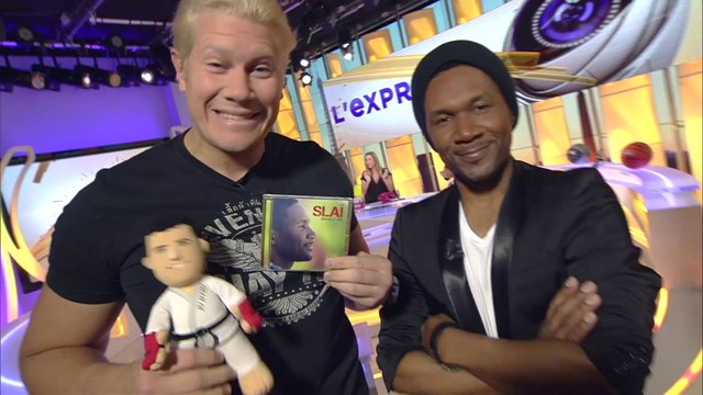 Vincent Parisi coach le chanteur SlaÏ au Viet Vo Dao sur Beinsports dans L'expresso.