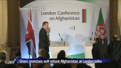 Ghani promises self-reliant Afghanistan at London talks