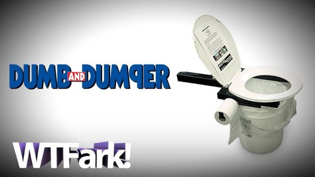 DUMB AND DUMPER: A Bumper Dumper Is A Bucket That Attaches To Your Bumper So You Can Take A Dump