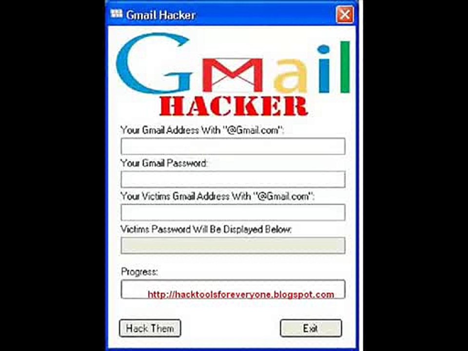 Gmail Password Hacker fully cracked