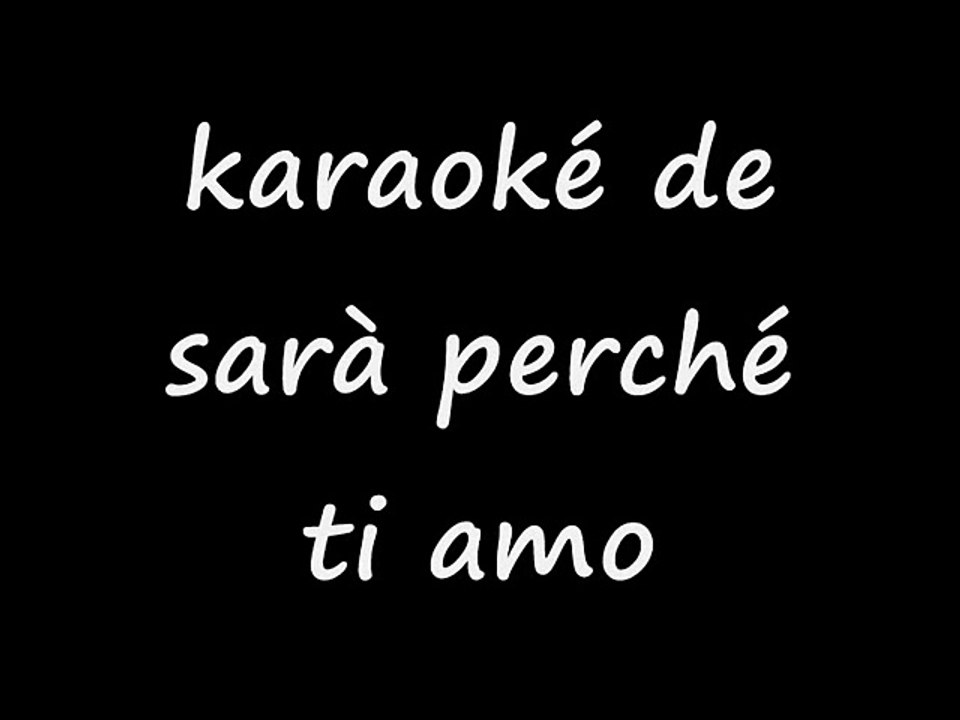 sarà perchè ti amo per ti mamma