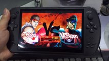 【07】Ultra Street Fighter IV(Ryu VS M.Bison)Game Review-Retro Arcade Emulator Game on JXD S7800B