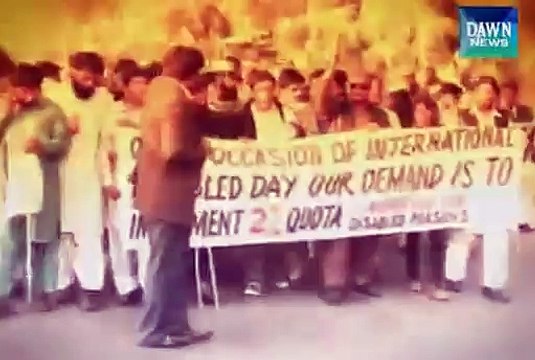 Police baton charges blind protesters in Lahore, several injured