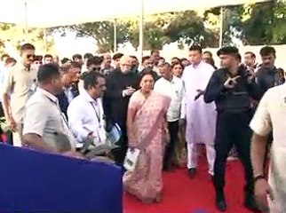 Ahmedabad Rapid Gravity Sand Water Filter Pump opened by Guj CM,Advani