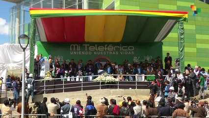 New cable car system in Bolivia