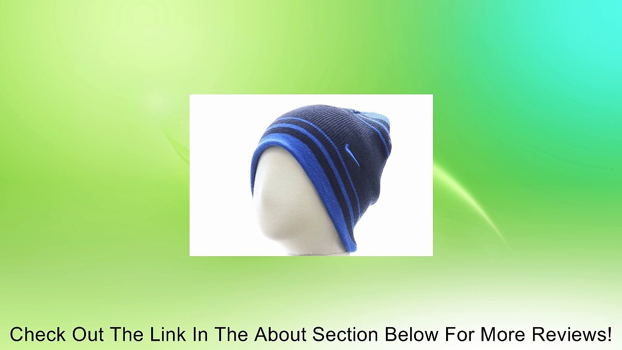 Nike Knit Kids Boy's 4/7 Two-Tone Beanie Hat (Black/Voltage) Review