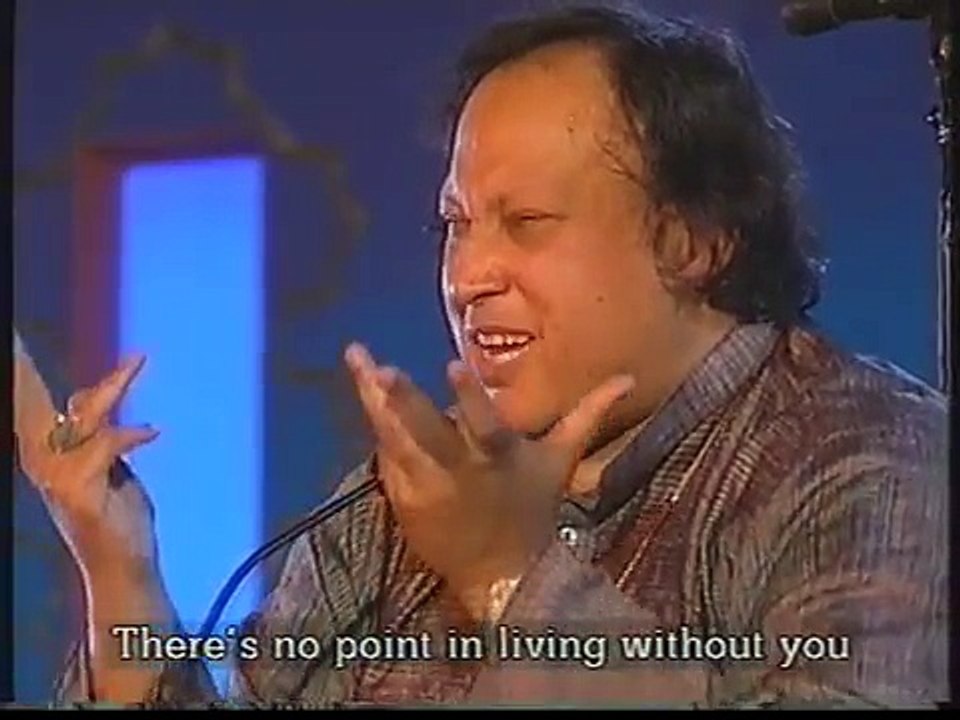 Nusrat Fateh Ali Khan Live Qwalli Akhiyaan Udeek Diyaan