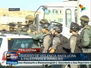 Nuevo hecho de violencia que involucra a palestinos e israelíes