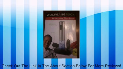 Wolfgang Puck Stainless Steel Wine Opener Review