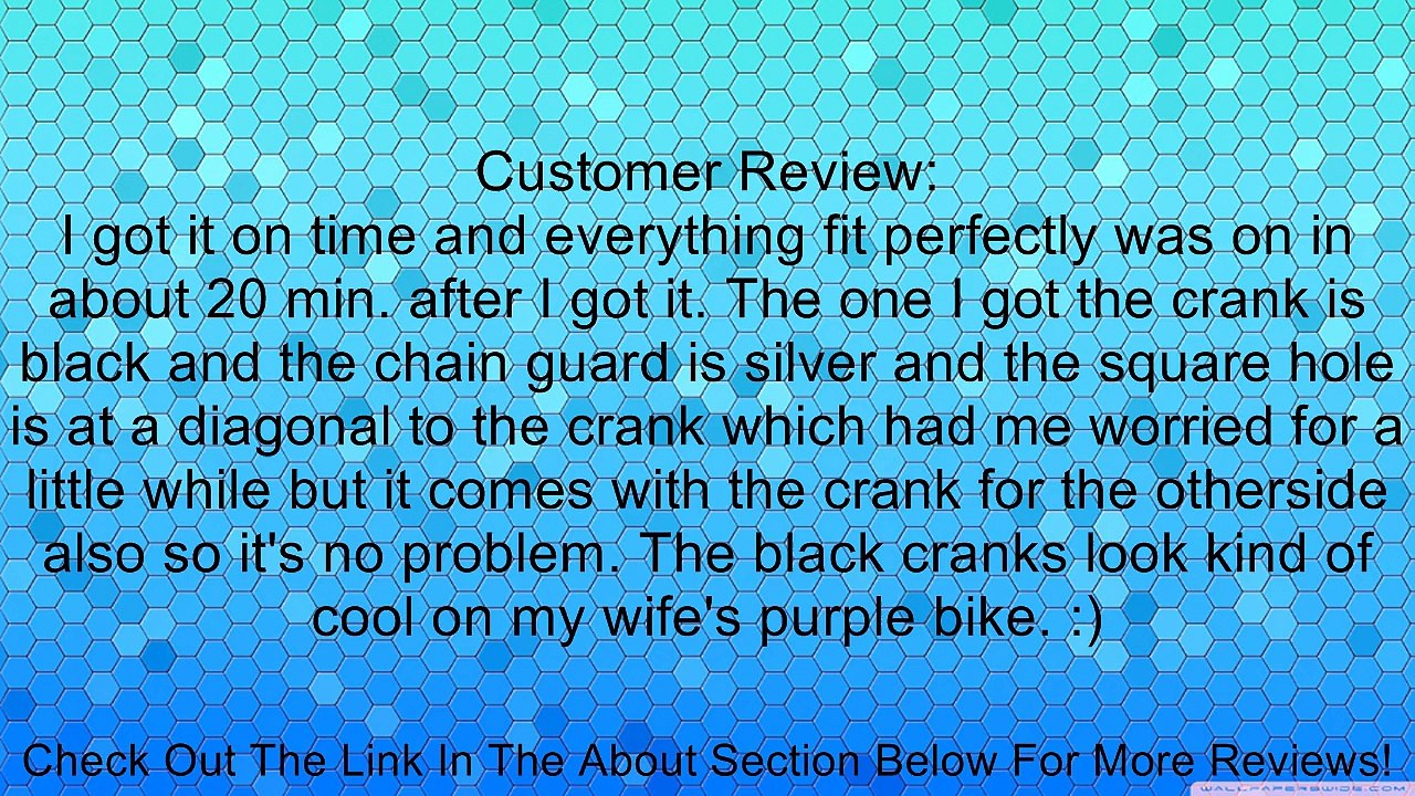 SR Suntour 2013 XCC Crankset - 170mm x 48/38/28, Square Taper, Silver Review