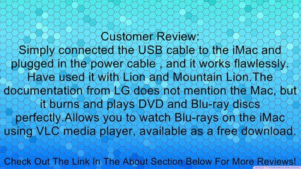 LG Electronics 14X USB 3.0 Super-Multi Blu-Ray External Rewriter, White/Silver (BE14NU40) Review