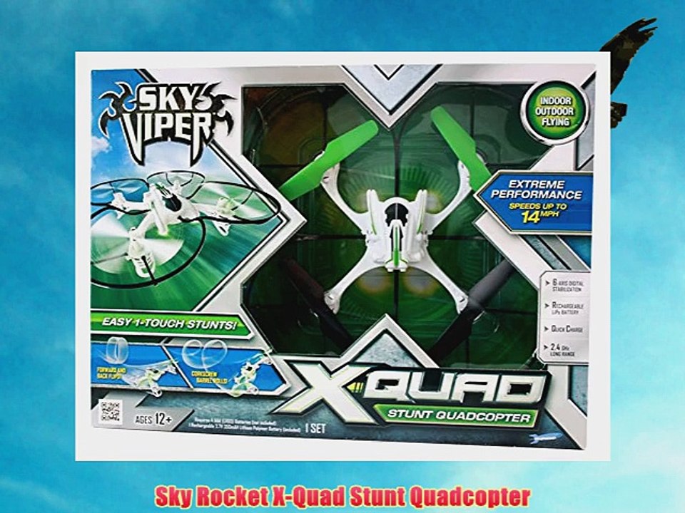 Sky Rocket X-Quad Stunt Quadcopter - Holiday Gift Guide