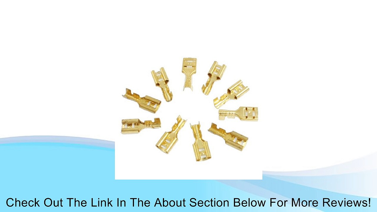 Boat Car Speaker 4.8mm Female Spade Terminal Wire Connector 10 Pcs Review