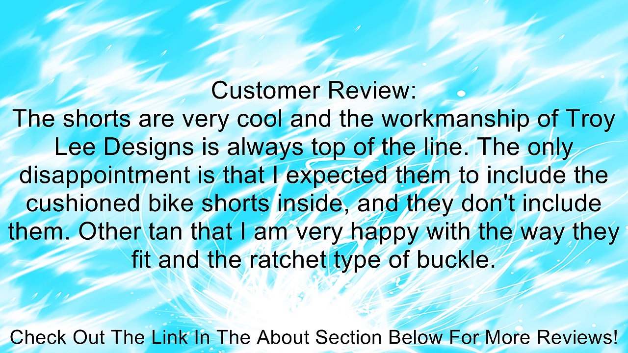 Troy Lee Designs Moto Bike Shorts red Review