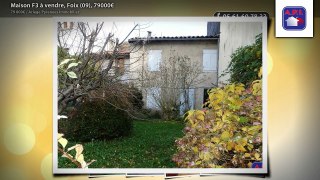 Maison F3 à vendre, Foix (09), 79000€