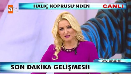 Haliç'te intihar eden adama mikrofon tutmak - Zahide Yetiş