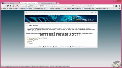 Index Manager in Cpanel Urdu Tutorial by Emadresa