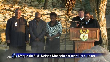 Afrique du Sud: premier anniversaire de la mort de Mandela