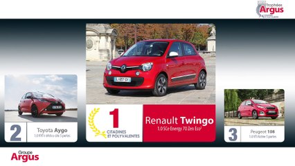 Trophées Argus 2015 : le prix de la catégorie "Citadines et Polyvalentes"