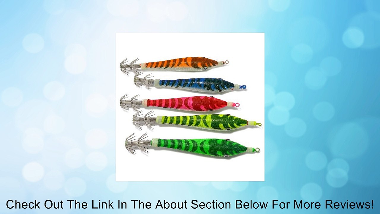 10 Pcs Squids Jigs Cuttlefish Lure Fishing 7g X16 Review