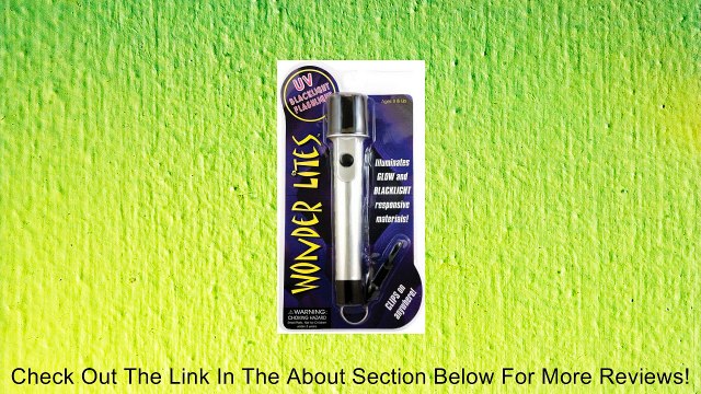 UV Blacklight Flashlight Review