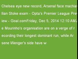 Chelsea eye new record, Arsenal face tricky Stoke test - Opta's Premier League Preview