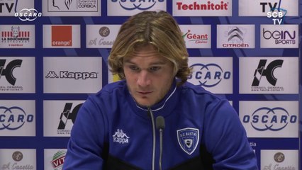St Etienne-Bastia : Conf. d'avant-match de G. Gillet