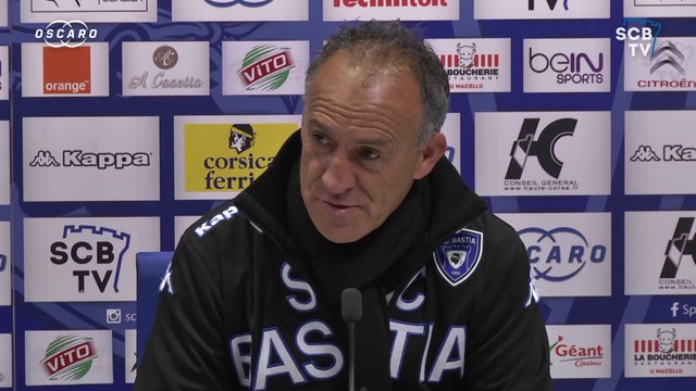 St Etienne-Bastia : Conf. d'avant-match de G. Printant