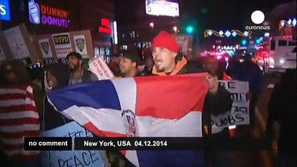 Second night of 'chokehold' protests in New York