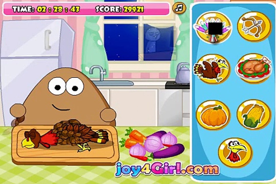 Pou Thanksgiving Day Slacking