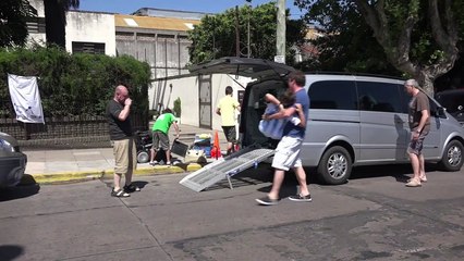 Powerchair football players in Argentina share Messi's dream