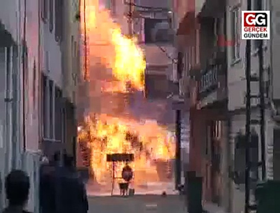 BURSA'DA DOĞALGAZ BORUSU PATLADI