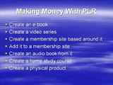 Making money with private label rights