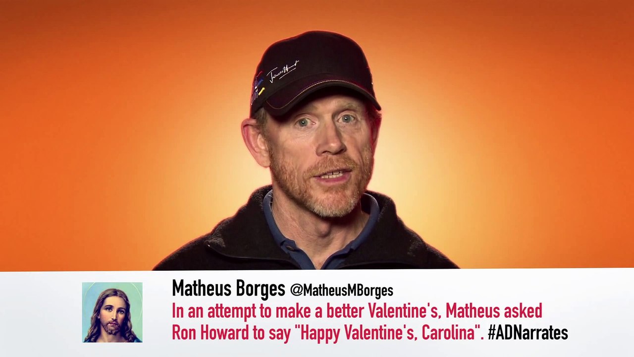 Arrested Development - #ADNarrates - Ron Howard Narrates Matheus' Tweet