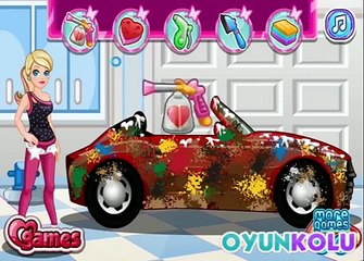 Barbie Araba Yıkama ve Susleme Oyunu Nasıl Oynanır